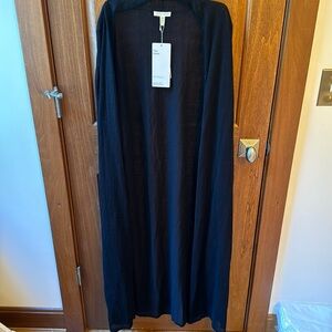 New with tag Eileen Fisher linen full length cardigan